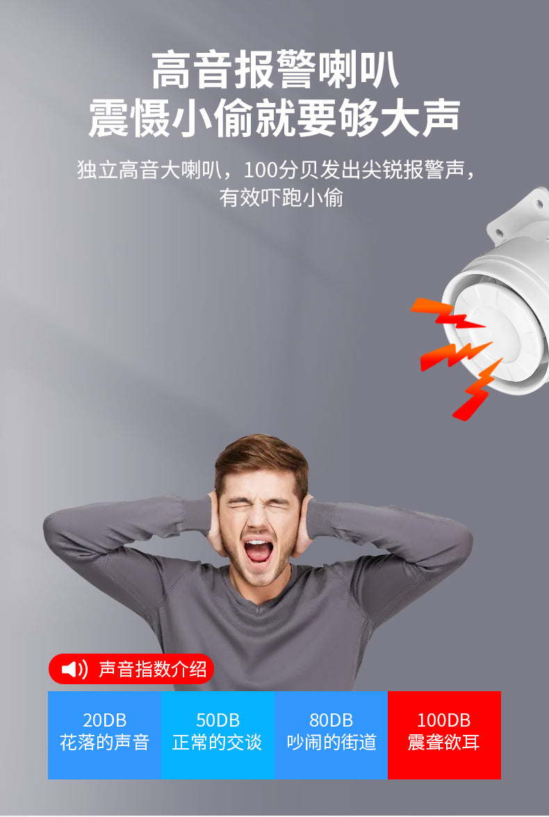 PGST Graffiti Alarm4G Tuya Smart Alarm Host Anti-Theft Alarm Wireless Infrared Infrared Alarm