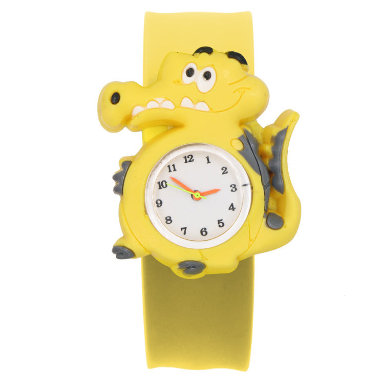 Children's Watch Cartoon Pat Watch Kindergarten Elementary School Silicone Toy Pat Circle Anime Peppa Pig Electronic Watch