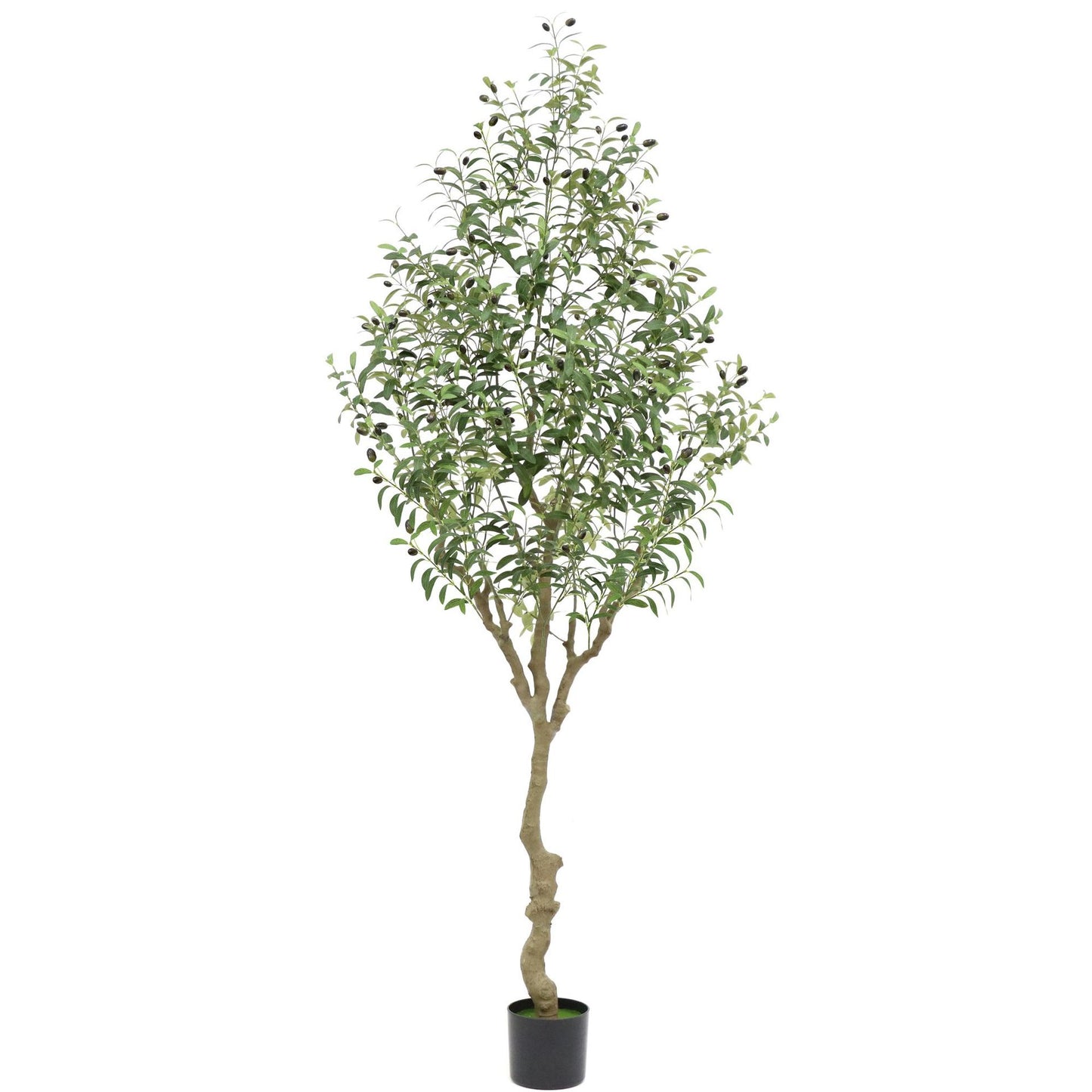 Artificial Plants Amazon Foreign Trade Wholesale Fake Tree Potted Artificial Olive Tree Indoor Large Green Plant Floor Ornament