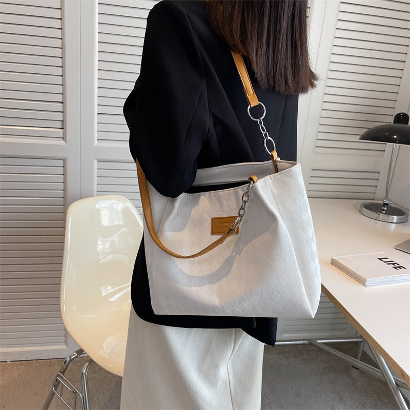 Large Capacity Bag Women's Bag2025Summer New Style Niche Commuter Bag Versatile Shoulder Bag Tote Bag Wholesale