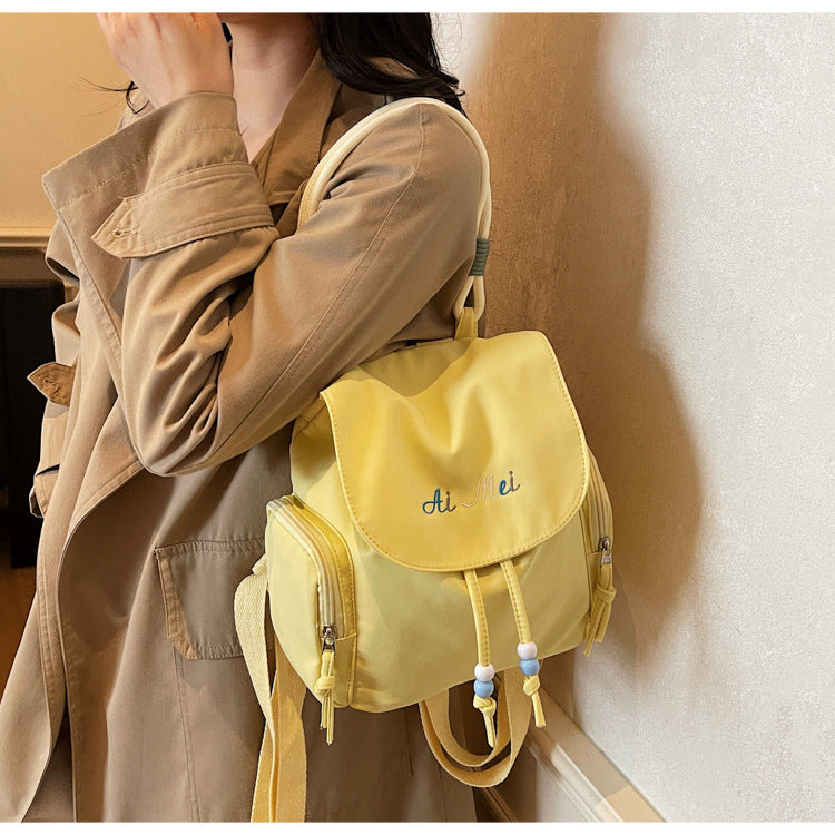 Foreign Order Fashion Super Popular Fresh Style Women's Backpack2025New Trendy and Stylish Handbag Commuting Small Backpack for Women