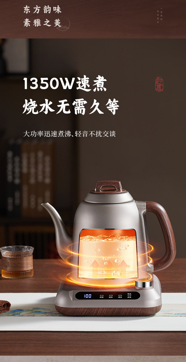 304Steel Fully Automatic Bottom Fill Electric Kettle Integrated Tea Brewing Kung Fu Tea Smart Household Electric Tea Stove