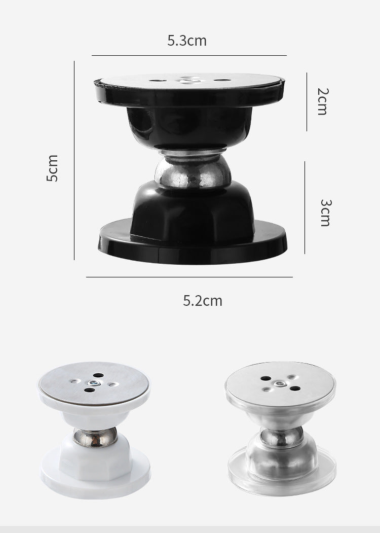 Short No-Drill Door Stopper Home Strong Magnetic Office Door Bumper Floor Magnetic Silicone Anti-Collision Door Back Stopper