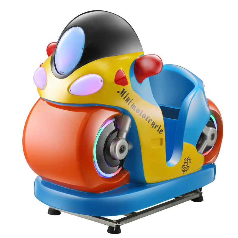 New Model Children's Coin-Operated QR Code Electric Airplane Motorcycle Police Car Rocking Car Commercial Fiberglass Swing Machine Game Machine