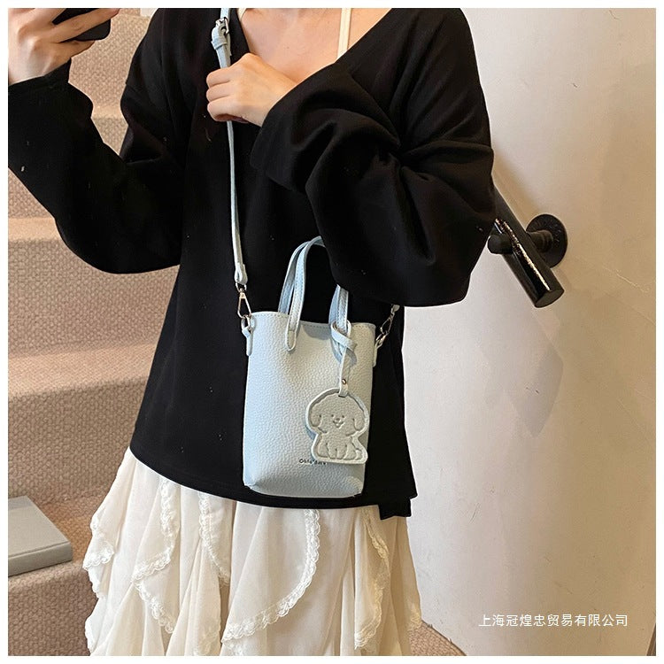 Women's Bag Single Shoulder Crossbody Bag Versatile Handbag New Simple Style Basket Fashionable Spring2025Fashion