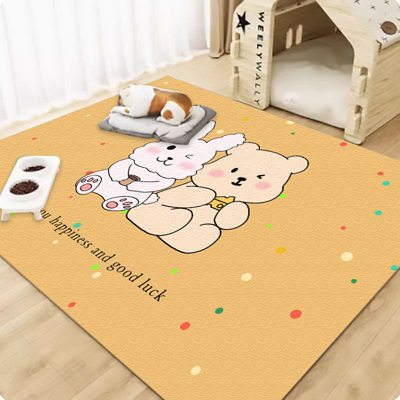 Pet wash-free floor mat waterproof and urine-proof pvc Dog Anti-Slip Mat Cooling Dog Fence Dog Cat Leather Floor Mat