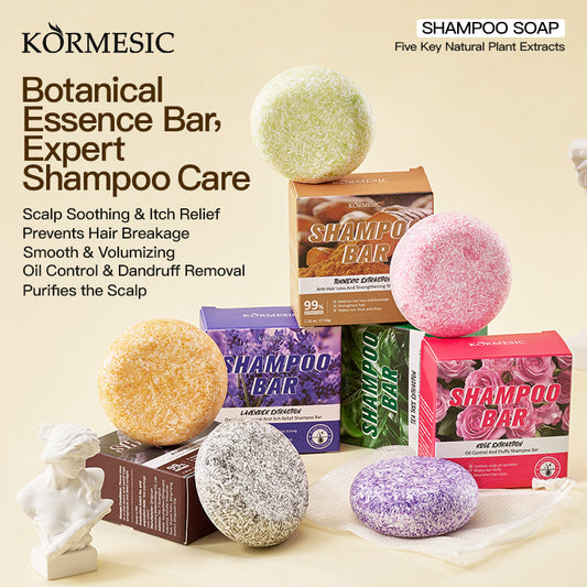 KORMESIC Flower Plant Refreshing Oil Control Shampoo Soap shampoo soap Cross-Border Foreign Trade Factory Wholesale
