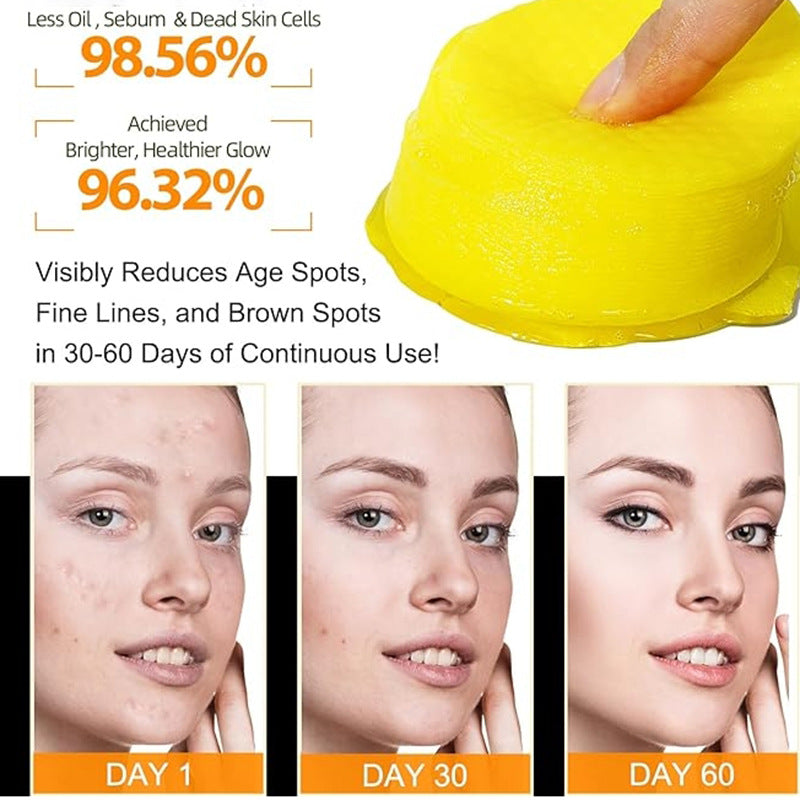 Cross-border foreign trade turmeric cleansing pads Turmeric Cleansing Pad Exfoliating Cleansing Facial Care