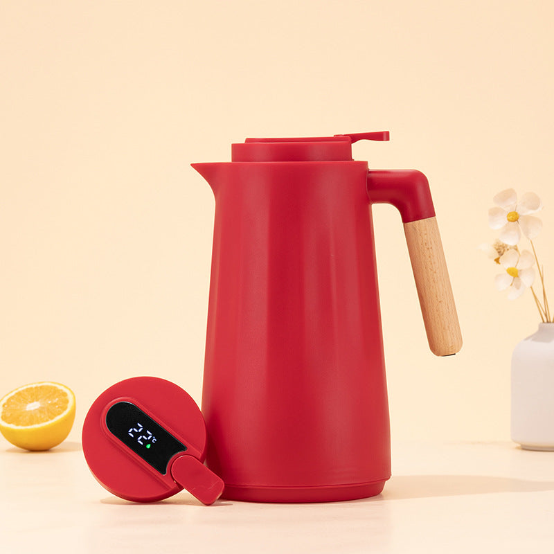 Cross-Border Insulated Kettle Household Glass Inner Liner Warm Kettle Simple Office Coffee Large Capacity Hot Water Kettle Insulated Water Kettle
