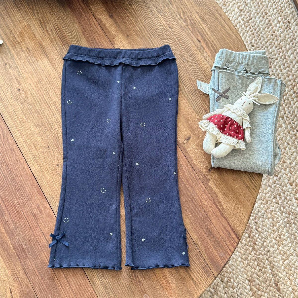 Sweet Little Sister Children's Pants Autumn New Style Girls' Casual Pants Baby Flared Pants Spring and Autumn Girls' Fashionable Leggings