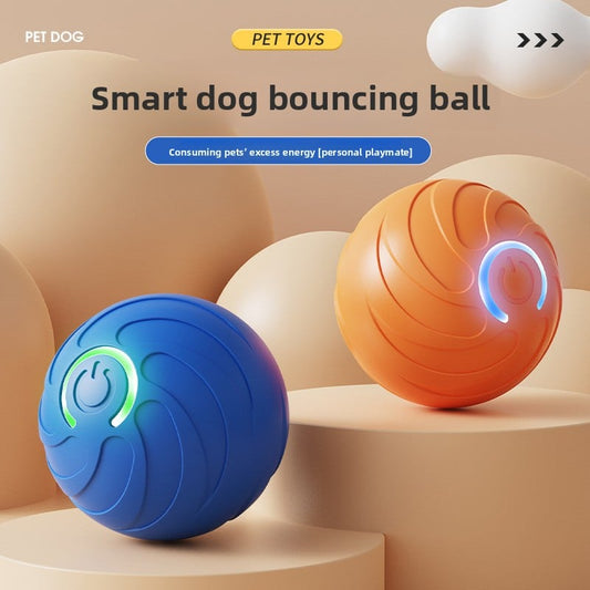 Dog Toy Rolling Ball Electric Gravitational Jumping Pet Relieving Boring Intelligent Companion Bite Resistant
