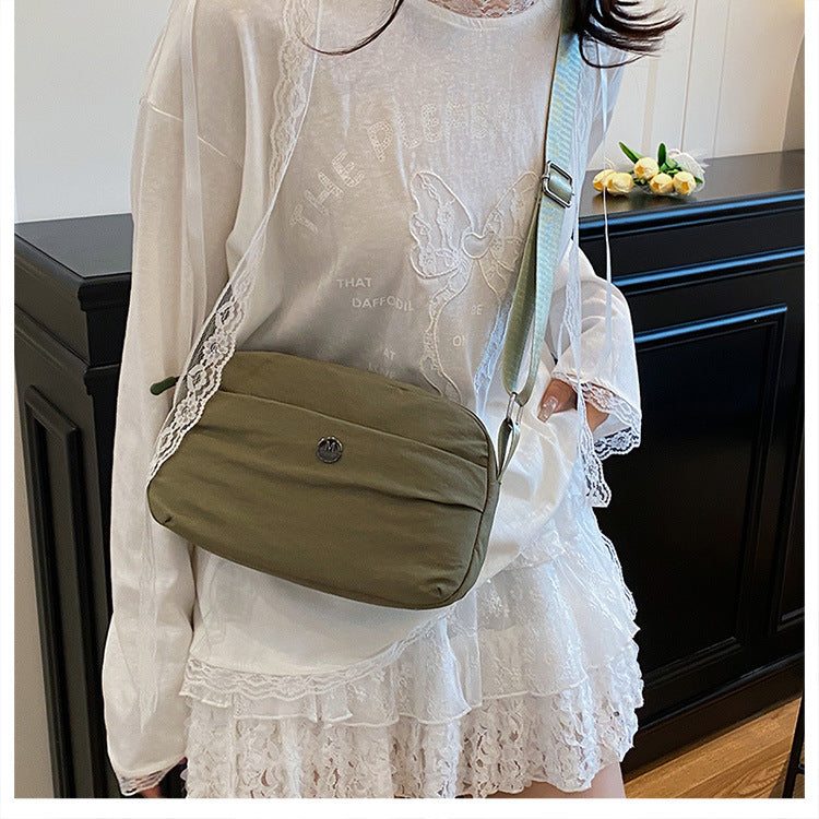 Casual texture niche design small square bag2025Spring New Fashionable Trendy Women's Single Shoulder Crossbody Bag