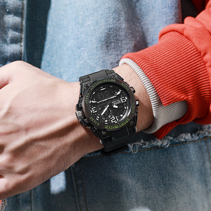 Men's New Series Electronic Watch Special Forces Style Digital Student Watch Men's Anti-fall Alloy