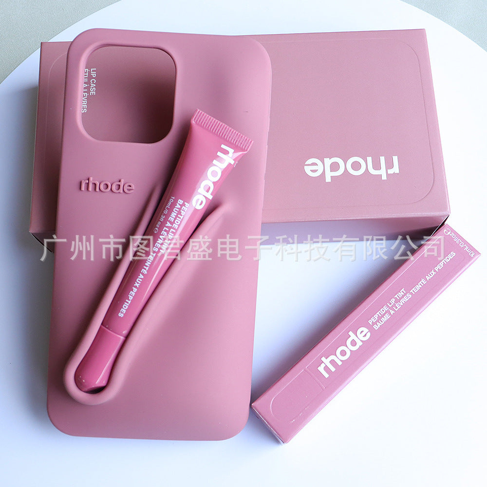 Hayley RHODE Same style high-end version3Set of phone cases, lipstick, and lip gloss boxes2Wholesale Sets