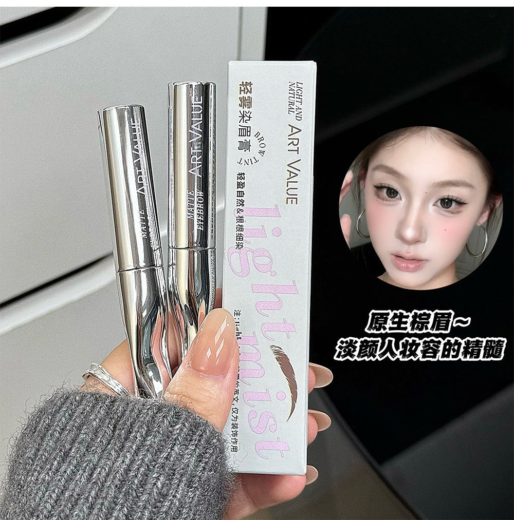 Art Value Light Mist Long-lasting Eyebrow Dye Korean Style Light Brown Matte Eyebrow Cream for a Natural Look with Distinct Hair Lines829