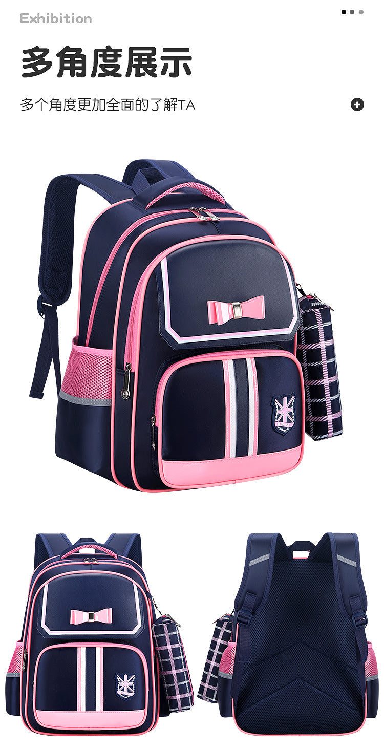 【Get Pencil Case for Free】Back-to-School Season Elementary School Student Backpack for Children1-3-6Grade Backpack6-9-12First Birthday Bag http://detail.1688.com/offer/651534241023.html