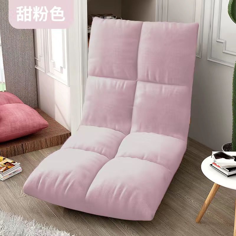 Lazy Sofa Tatami Single Folding Bed Backrest Seat Student Reclining Balcony Chair Single Recliner Cushion