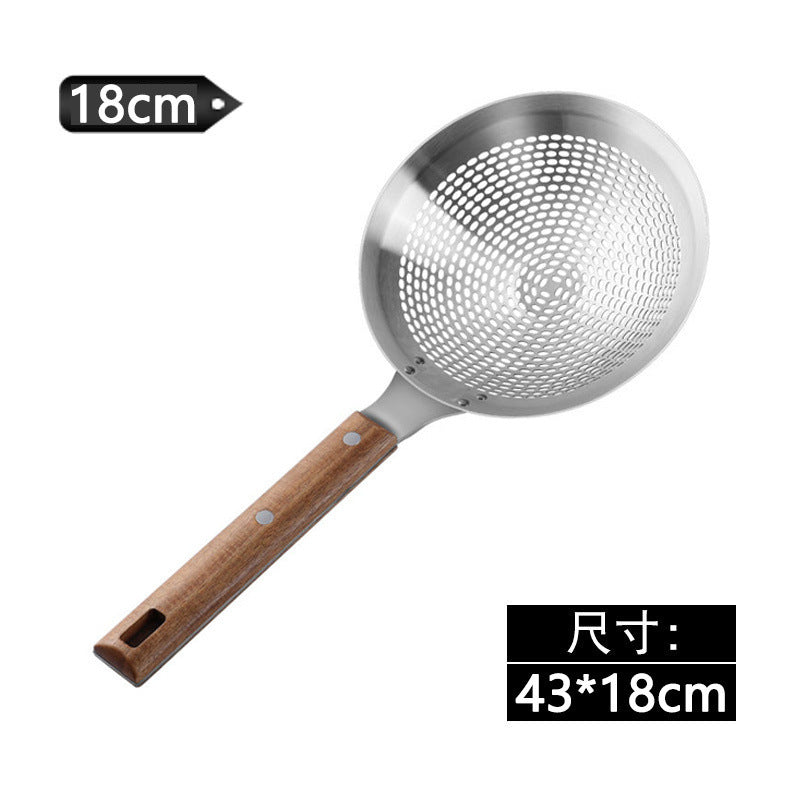 Extra Large Thickened Stainless Steel Strainer for Home Use, Noodle Strainer, Dumpling Strainer, Large Kitchen Oil Strainer, Sieve