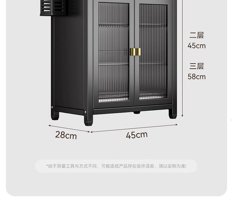 Kitchen Multifunctional Storage Rack Dustproof Dish Organizer Household Countertop Draining Bowl Cabinet Chopsticks Plate Storage Rack