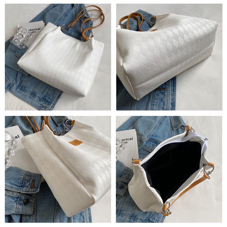 Large Capacity Bag Women's Bag2025Summer New Style Niche Commuter Bag Versatile Shoulder Bag Tote Bag Wholesale