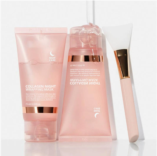 Moisturizing Mask CollagenNightWrappingMask Collagen Peel-off Brightening Skin Tone