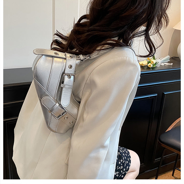 Women's Bag2025New Bag Niche Texture Baguette Bag Retro Underarm Bag Versatile ins Trendy Single Shoulder Crossbody Bag