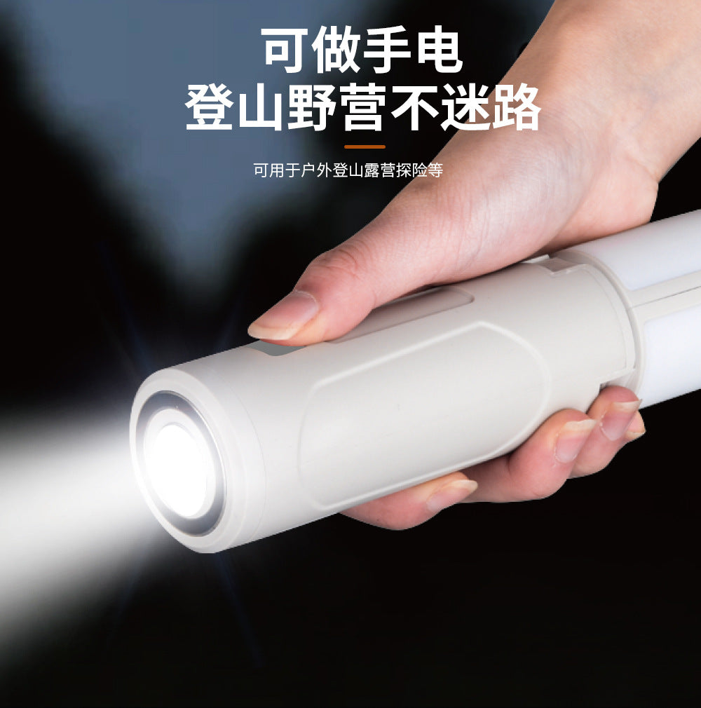 TikTok Hot-Selling Camping Light Atmosphere Light Flame Camping Light Tent Retro Lantern Outdoor Rechargeable Handheld Light Gift