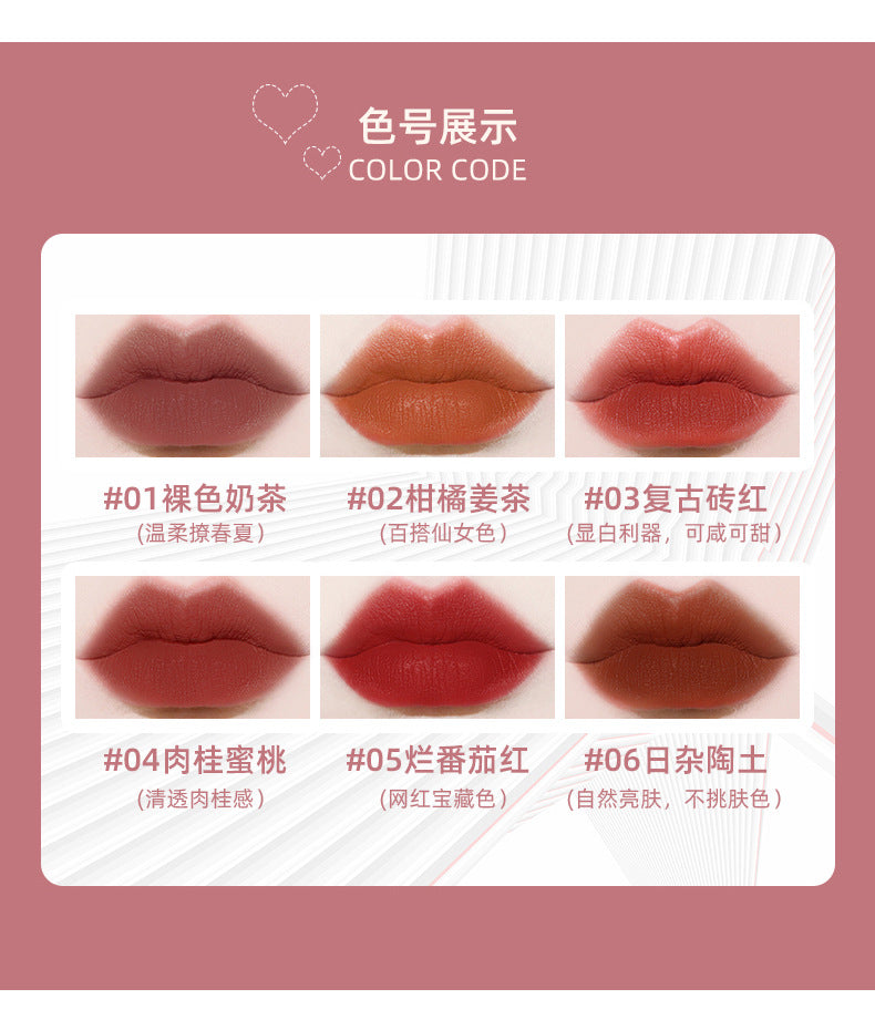 Factory direct sales MAFFICK Lace Whisper Light Mist Matte Lipstick Matte Long-lasting Non-stick Cup Lipstick