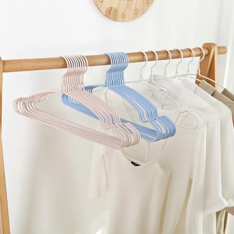 【Adult Thickened Hangers Free Shipping】Home Use No Trace Clothes Hanger Dormitory Hanger Hanging Clothes Rack Wholesale