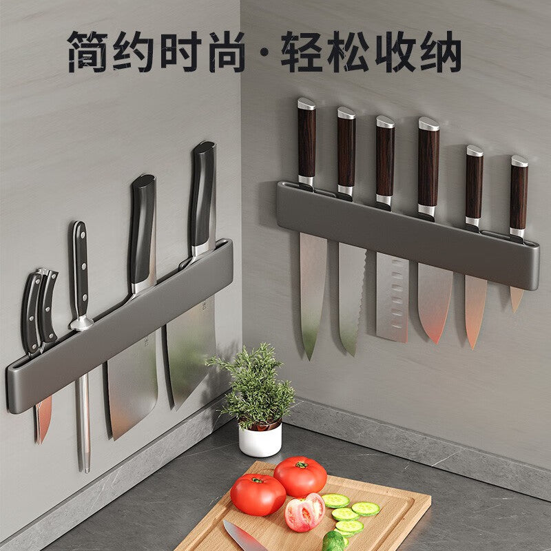 Manufacturer supplies multifunctional kitchen storage rack Knife Rest Wall-Mounted Simple Knife Holder Storage for Kitchen Knives