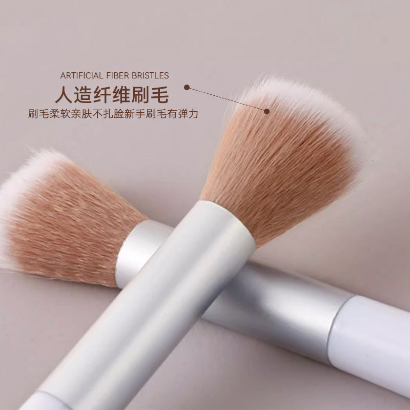 Blush Brush Loose Powder Brush Portable Short Soft Fiber Hair Small Odin Loose Powder Makeup Brush Beauty Tool