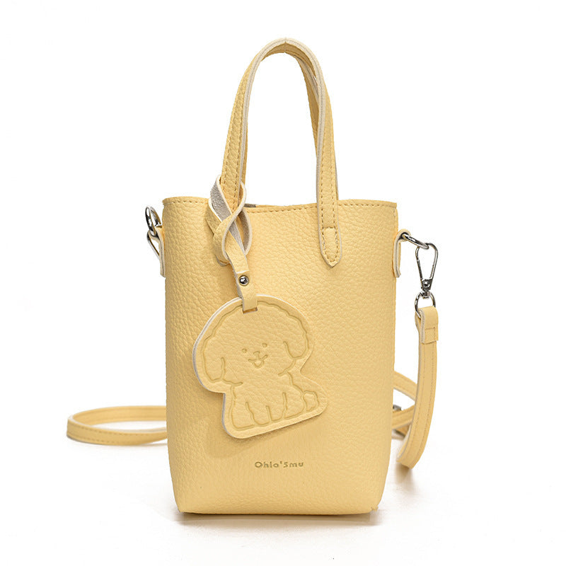 Women's Bag Single Shoulder Crossbody Bag Versatile Handbag New Simple Style Basket Fashionable Spring2025Fashion