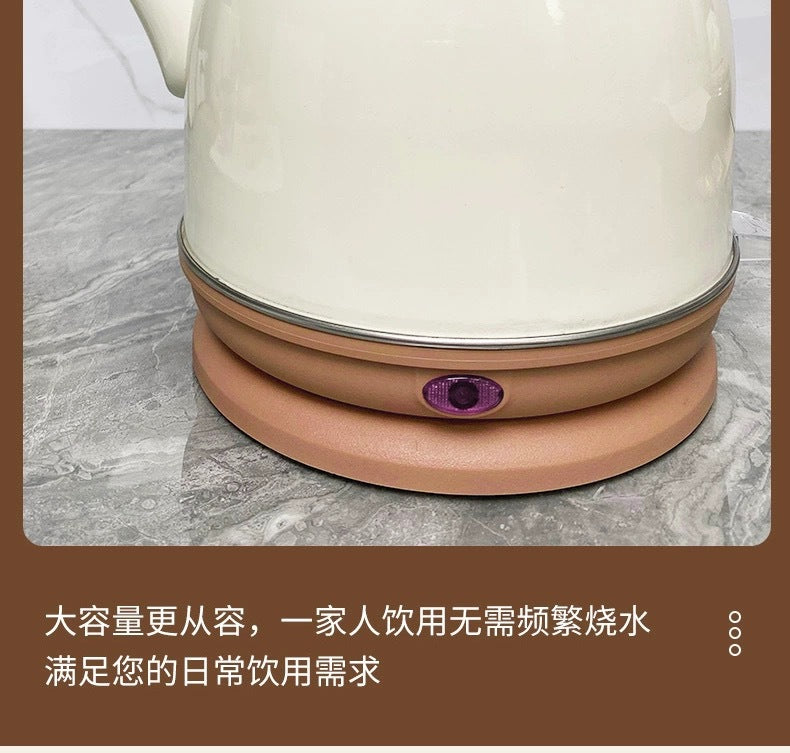 Internet Celebrity Food-Grade Electric Kettle for Home Kitchen Living Room Stainless Steel Water Boiler Multi-Color Large Capacity Water Kettle