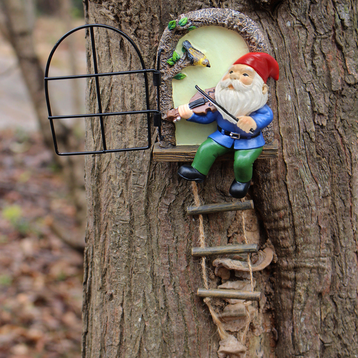Cross-Border New Fluorescent Playable Dwarf Tree Hanging Resin Craft Pendant Creative Micro Landscape Garden Decoration