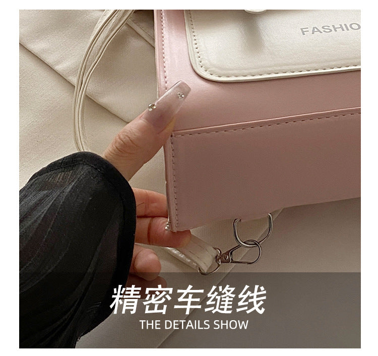 Single Shoulder Double Shoulder Women's Bag2025New Fashionable Girly Casual Multi-use Small Square Bag Spring Summer Hot-selling Women's Bag