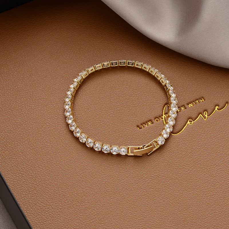 Korean Versatile Pearl Bracelet for Women ins Niche Style High-End Titanium Steel Bracelet Couple Bracelets Wholesale