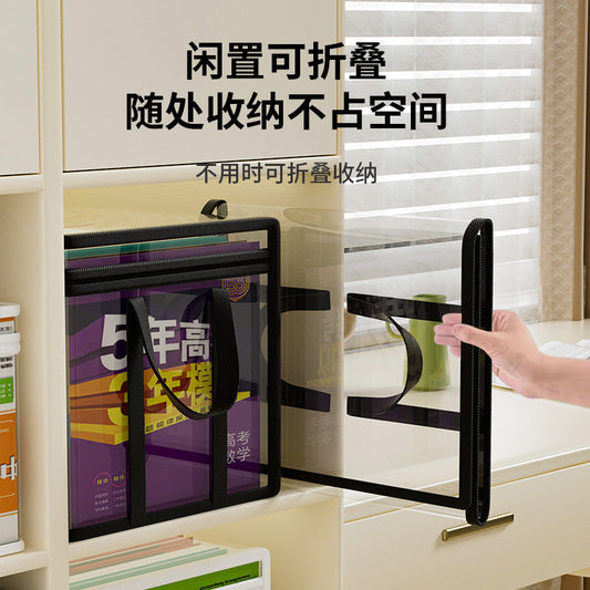 Manufacturer Direct Transparent Dustproof Book Bag Home Large Capacity Textbook Storage Bag Back-to-School Season Book Bag Transparent Dustproof http://detail.1688.com/offer/962604490167.html