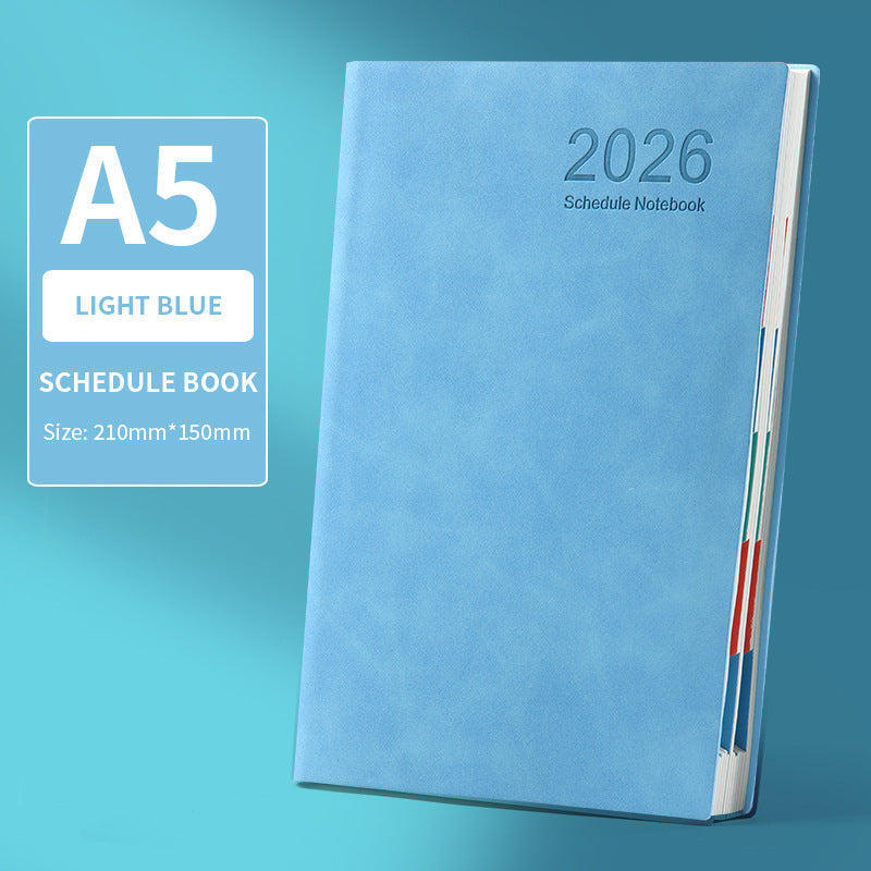 2026Calendar Book Cross-Border English Yearly Calendar Book365Tianji Daily Planner Efficiency Notebook