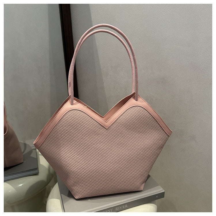 Summer Patchwork Large Capacity Women2025New Fashionable Loose Style Trendy New Casual Tote Shoulder Underarm Bag