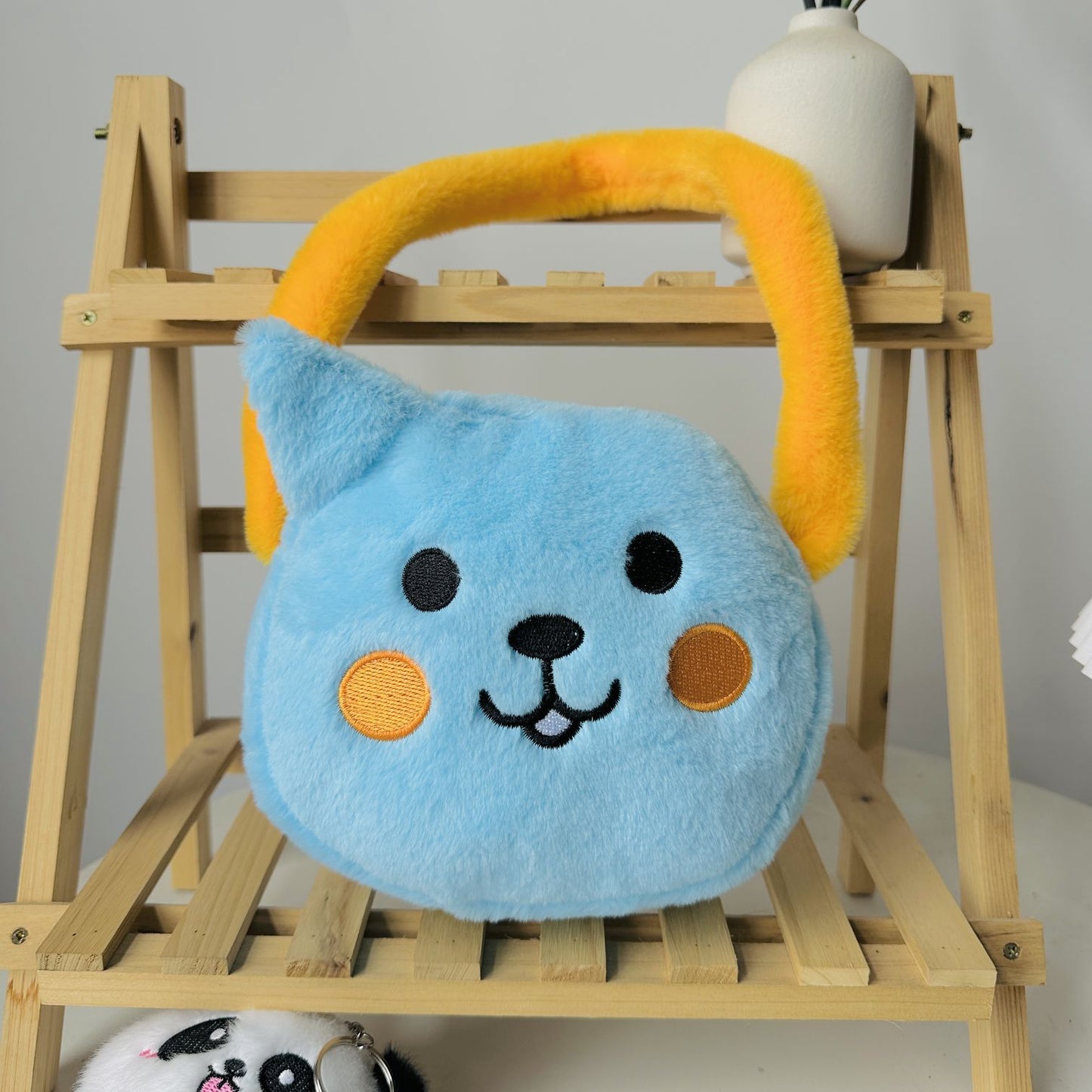 Manufacturer Wholesale Plush Handbag81-inch Claw Machine Doll Cartoon Cute Plush Toy 8inch Claw Machine Toy
