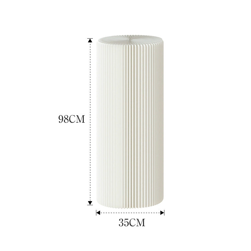 【Firefly Lantern】Live Streaming Background Decoration Foldable Round Column Paper Roman Column Folding Column Road Guide Ornament