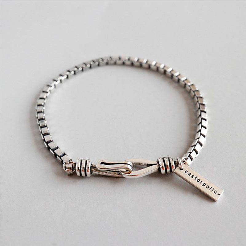Korean Versatile Pearl Bracelet for Women ins Niche Style High-End Titanium Steel Bracelet Couple Bracelets Wholesale