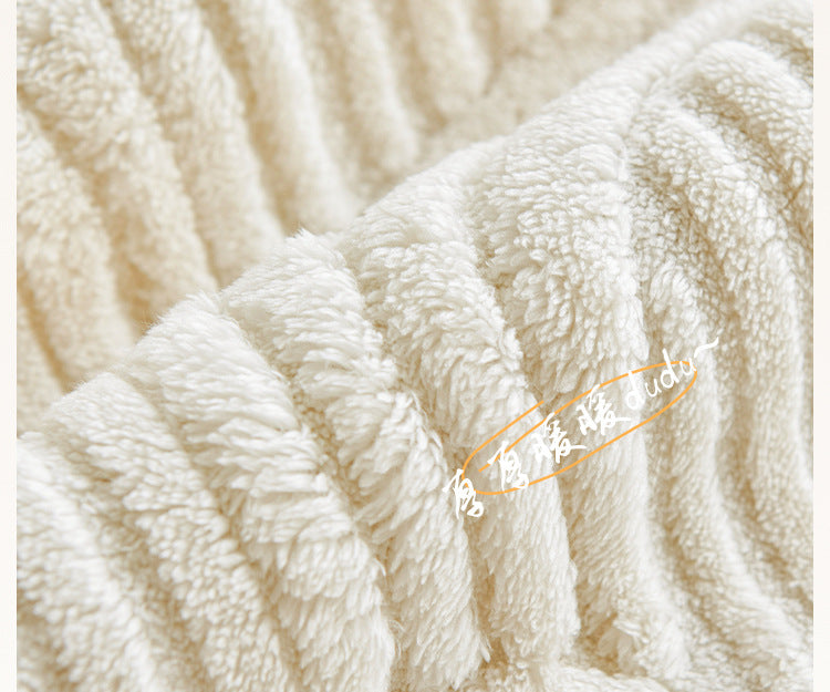 cream-style autumn and winter plush sofa Non-Slip Sofa Cover