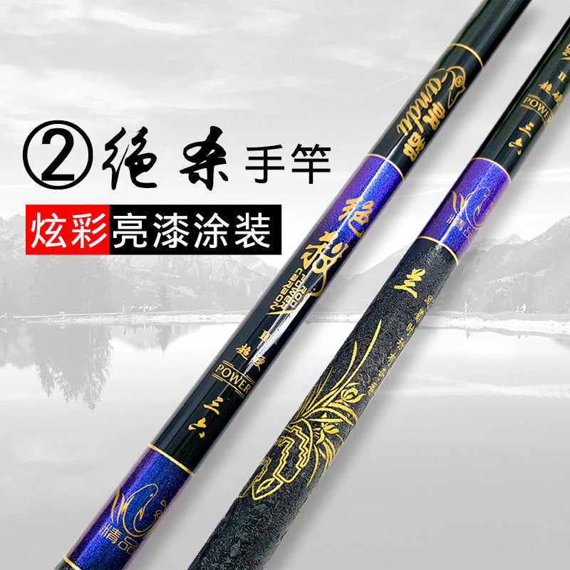 Cheap Fiberglass Hand Rod Wholesale Six Fishing Gear Fishing Rod Hand Rod Fishing Rod Set Fishing Gear Stream Rod Fishing Rod