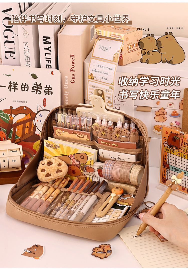 Back-to-School Season Stationery Box for Elementary School Students with a High-End Feel12Layer Pencil Case ins High-Quality Multi-Functional Stationery Bag Pencil Case http://detail.1688.com/offer/965484230964.html