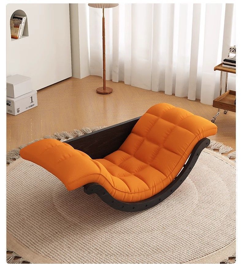 Rocking Chair Banana Sofa Recliner Rocking Multi-Functional Single Dual-Use Living Room Balcony Sofa Chair Home Leisure Lazy Chair