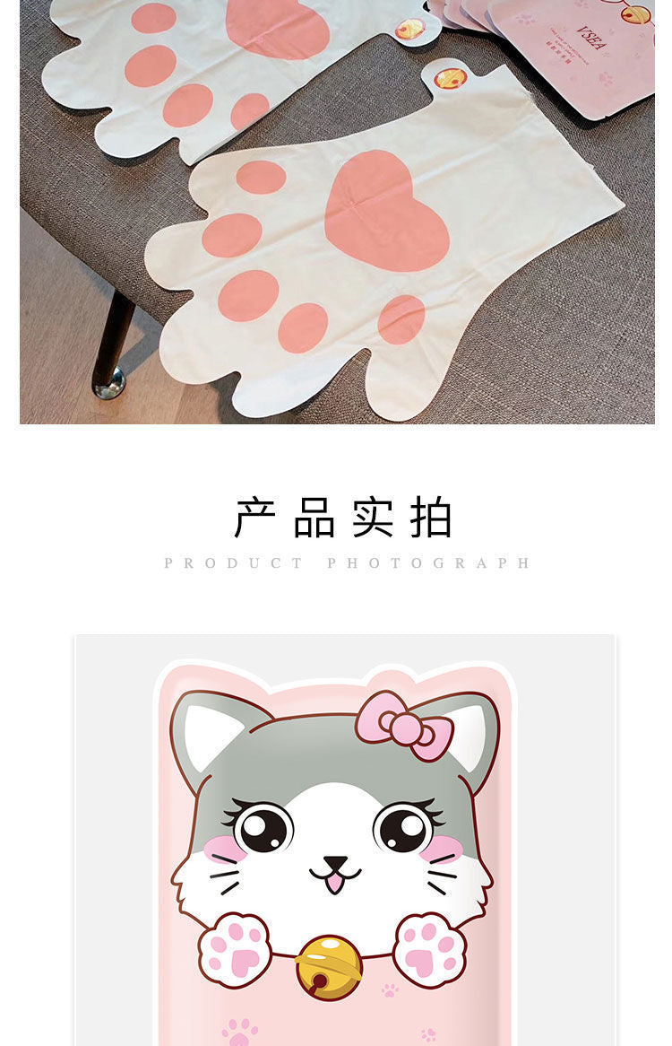 (Manufacturer Genuine Wholesale)Niacinamide Cat Claw Hand Mask Moisturizing Replenishing Whitening Hand Care Hand Mask Foot Mask