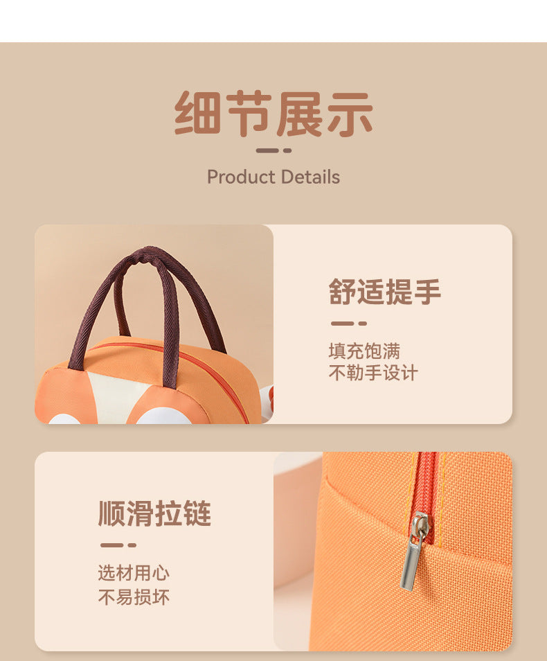 Lunch Box Handbag Bento Bag Insulated Bag Office Worker Lunch Bag Primary School Clothes Lunch Bag Pinny Rice Bag