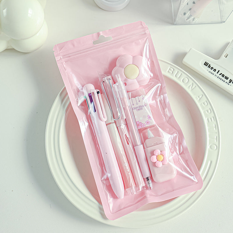 Back-to-School Season High-Value Stationery Set Cute Creative7Set of student class rewards study stationery gifts http://detail.1688.com/offer/905136369917.html