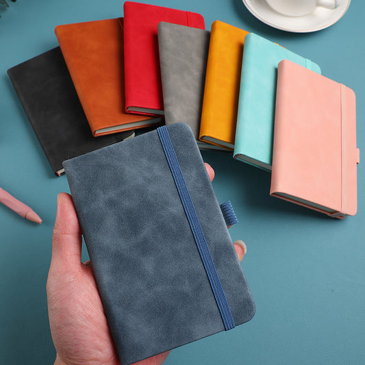 In-stock Cross-border Amazon A6Business Office Notebook Journal Internet Celebrity Planner Student Simple Strap Notebook